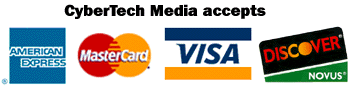 We accept Visa, Mastercard, American Express & Discover/Novus