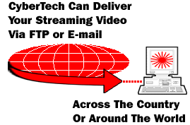 web video can be delivered via FTP.
